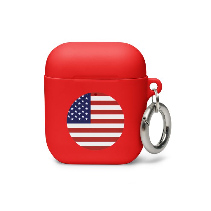 American Flag Rubber Case for AirPods® - Image 9