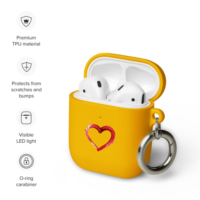 Heart Design Rubber Case for AirPods® - Image 11