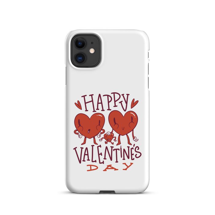 Happy Valentine's Day Design on Snap case for iPhone® - Image 2