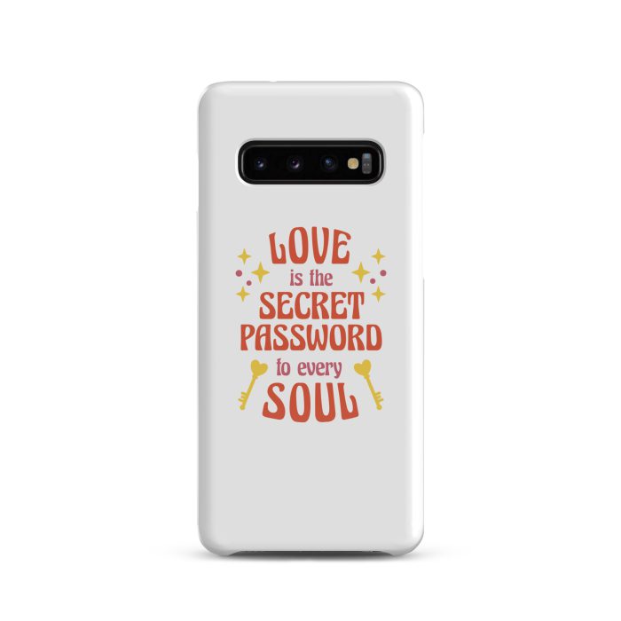 Love Lyrics on Snap case for Samsung®
