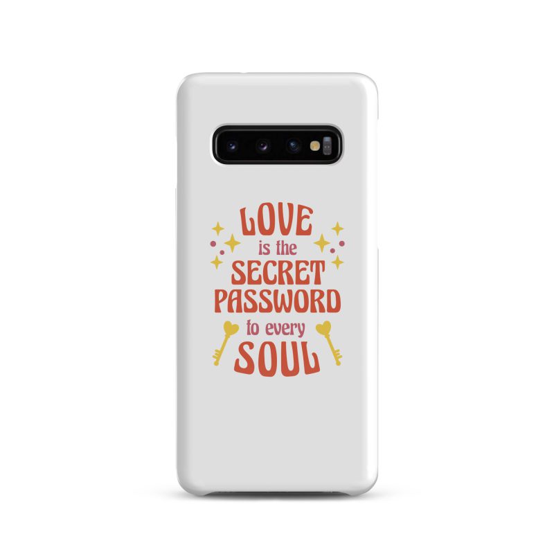 Love Lyrics on Snap case for Samsung®