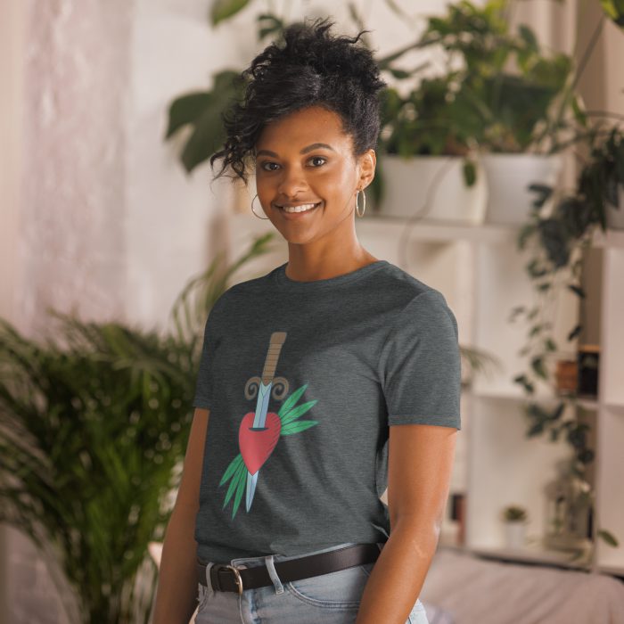 Heart Design Short-Sleeve Unisex T-Shirt - Image 8