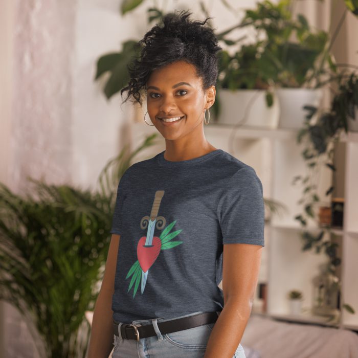 Heart Design Short-Sleeve Unisex T-Shirt - Image 10