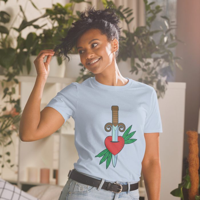 Heart Design Short-Sleeve Unisex T-Shirt - Image 13