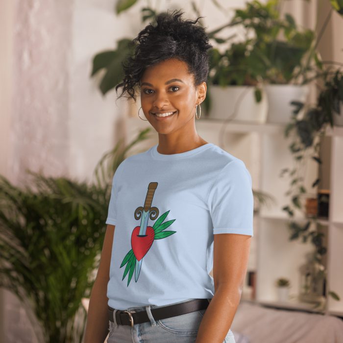 Heart Design Short-Sleeve Unisex T-Shirt - Image 14