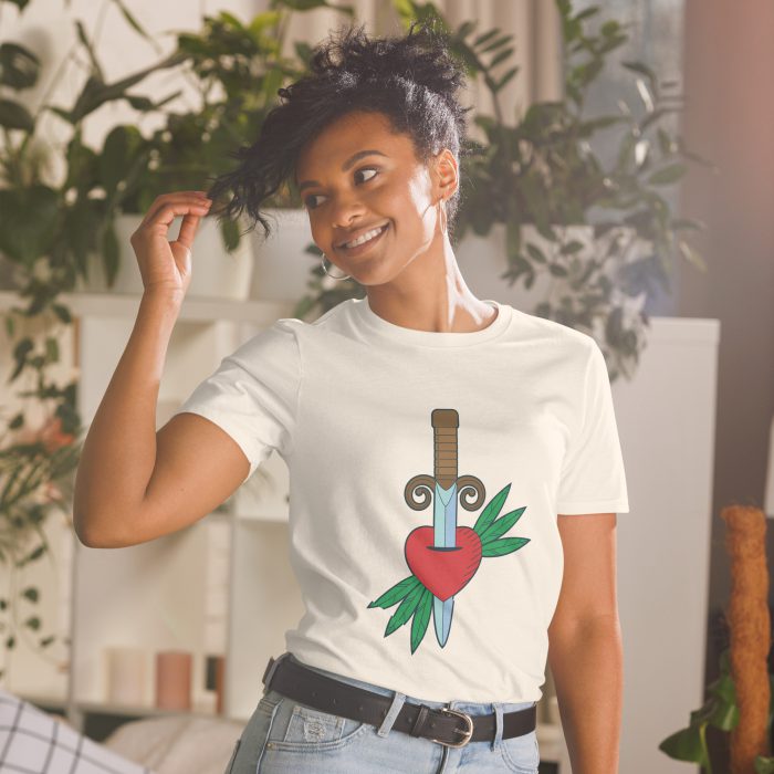 Heart Design Short-Sleeve Unisex T-Shirt - Image 17