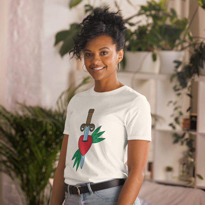 Heart Design Short-Sleeve Unisex T-Shirt - Image 18