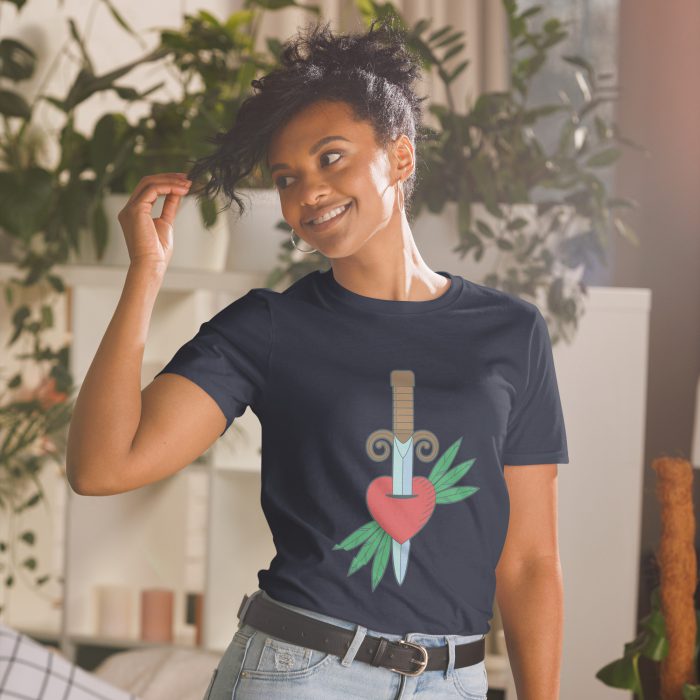 Heart Design Short-Sleeve Unisex T-Shirt