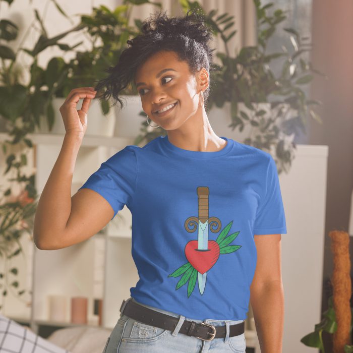 Heart Design Short-Sleeve Unisex T-Shirt - Image 11