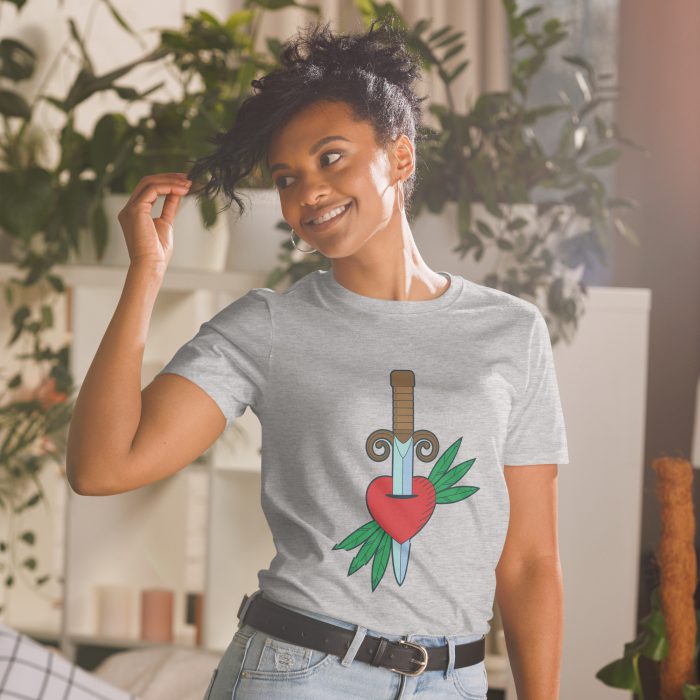 Heart Design Short-Sleeve Unisex T-Shirt - Image 15