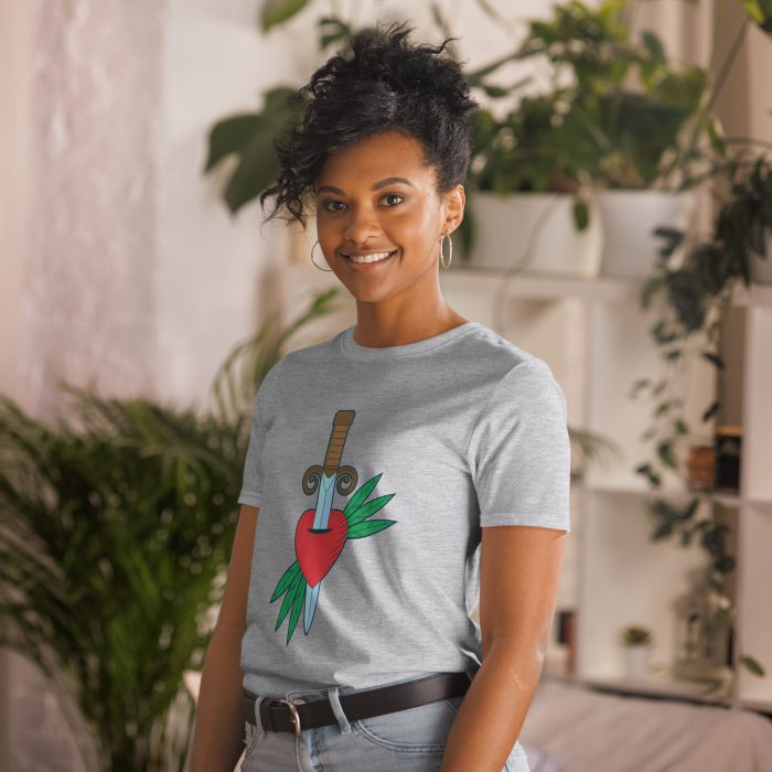 Heart Design Short-Sleeve Unisex T-Shirt - Image 16