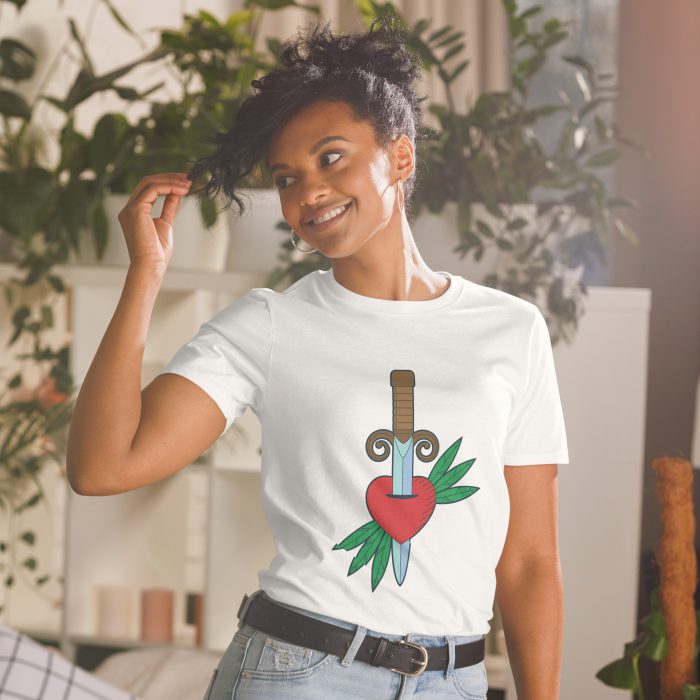 Heart Design Short-Sleeve Unisex T-Shirt - Image 19
