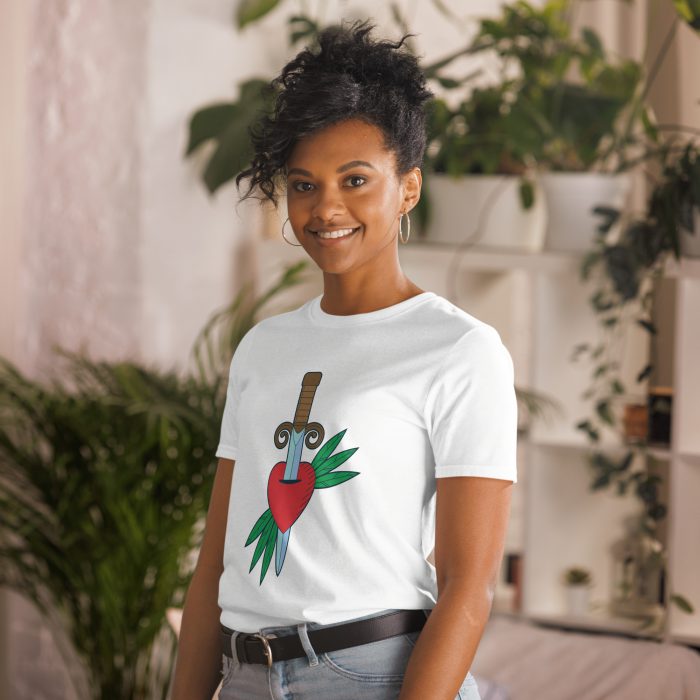 Heart Design Short-Sleeve Unisex T-Shirt - Image 20