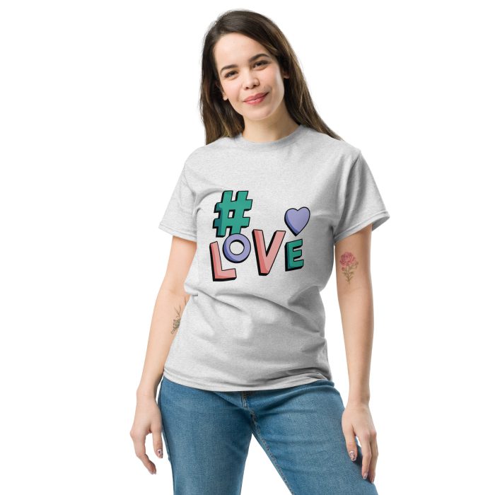 # Love Design Unisex classic tee - Image 37