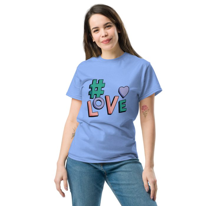 # Love Design Unisex classic tee - Image 13