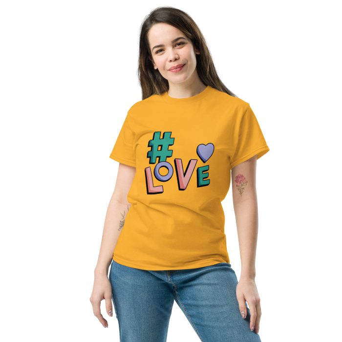 # Love Design Unisex classic tee - Image 16