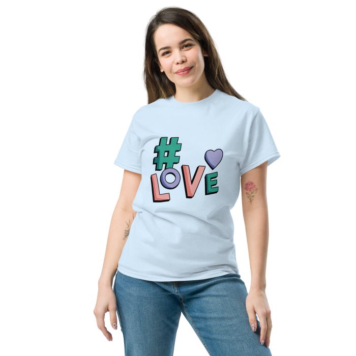 # Love Design Unisex classic tee - Image 34