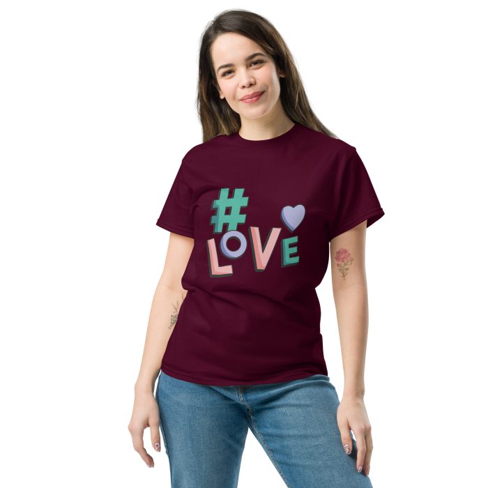# Love Design Unisex classic tee - Image 2