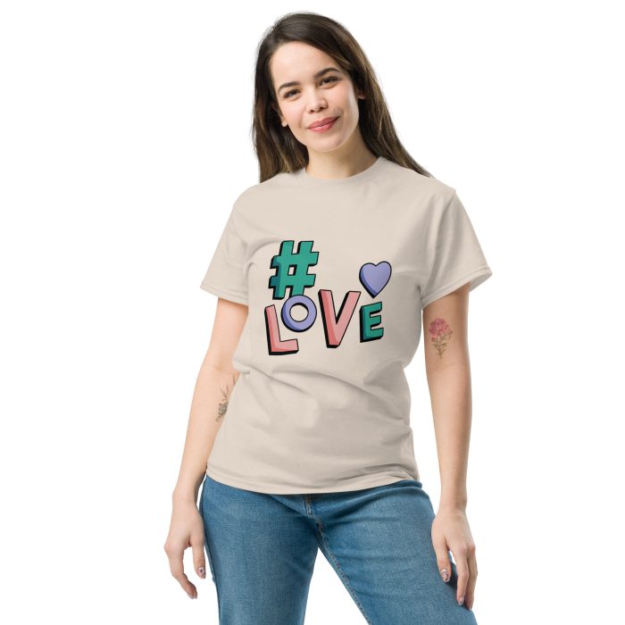 # Love Design Unisex classic tee - Image 28
