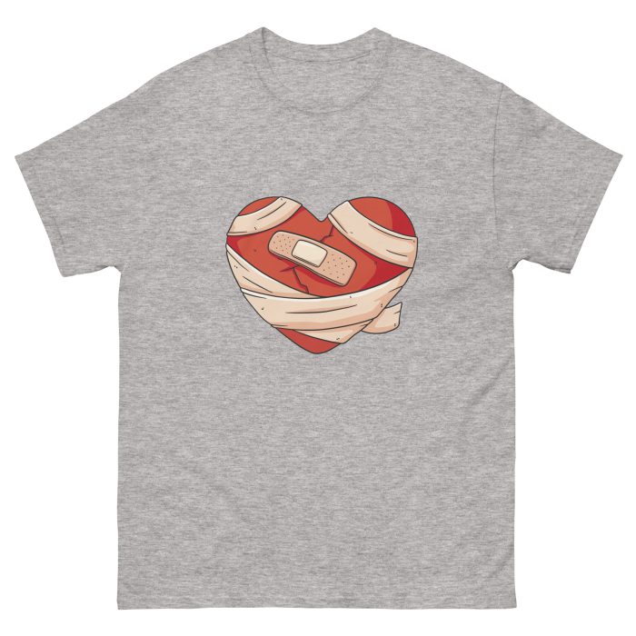 Bandaged Heart Unisex classic tee - Image 6