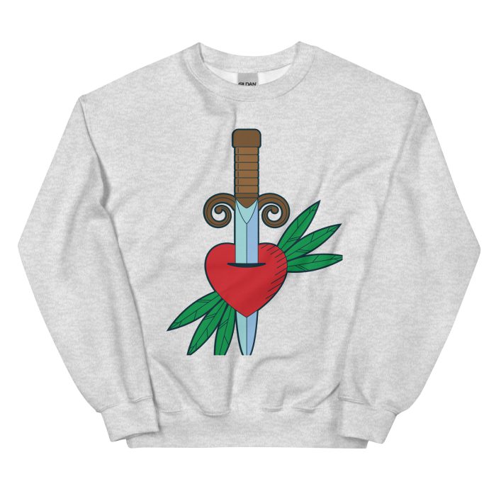 Stabbed Heart Design Unisex Sweatshirt - Image 25