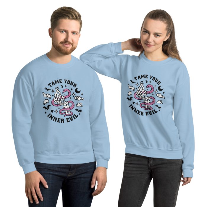 Tame Your Evil Unisex Sweatshirt - Image 2