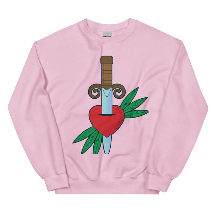 Stabbed Heart Design Unisex Sweatshirt - Image 23