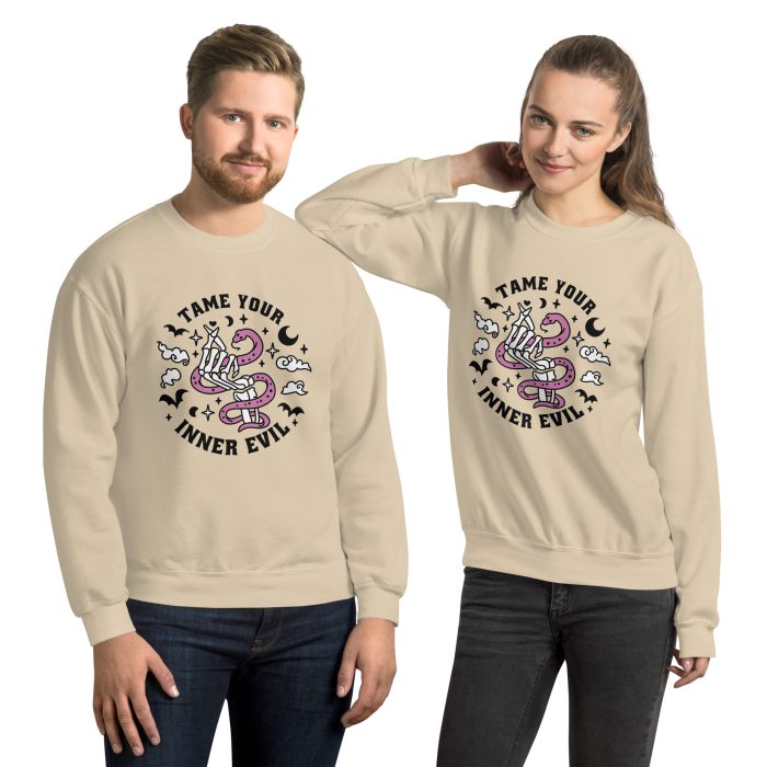 Tame Your Evil Unisex Sweatshirt - Image 4