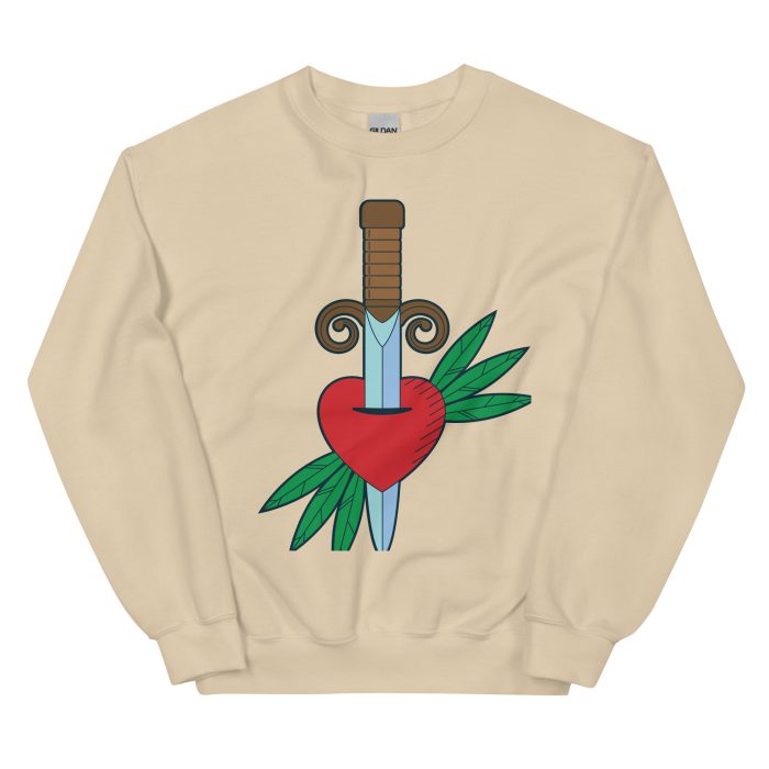Stabbed Heart Design Unisex Sweatshirt - Image 21