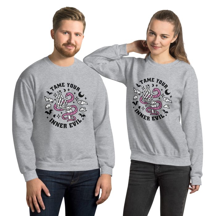 Tame Your Evil Unisex Sweatshirt - Image 3