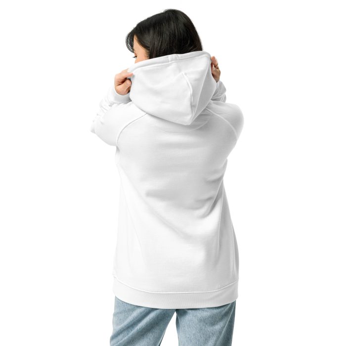 Hearty Pizza Unisex eco raglan hoodie - Image 4