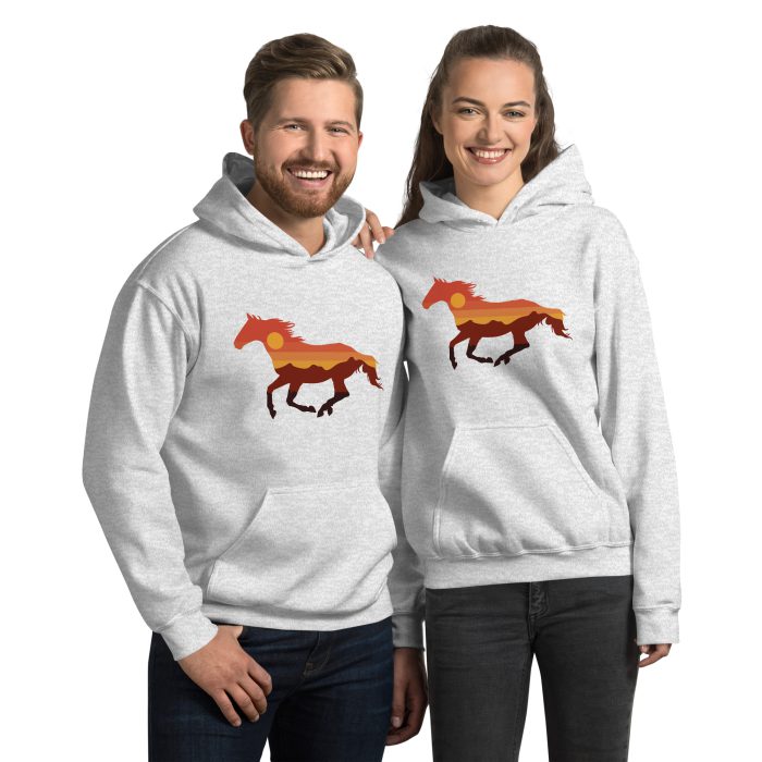 Horse Design on Unisex Hoodie - Image 12
