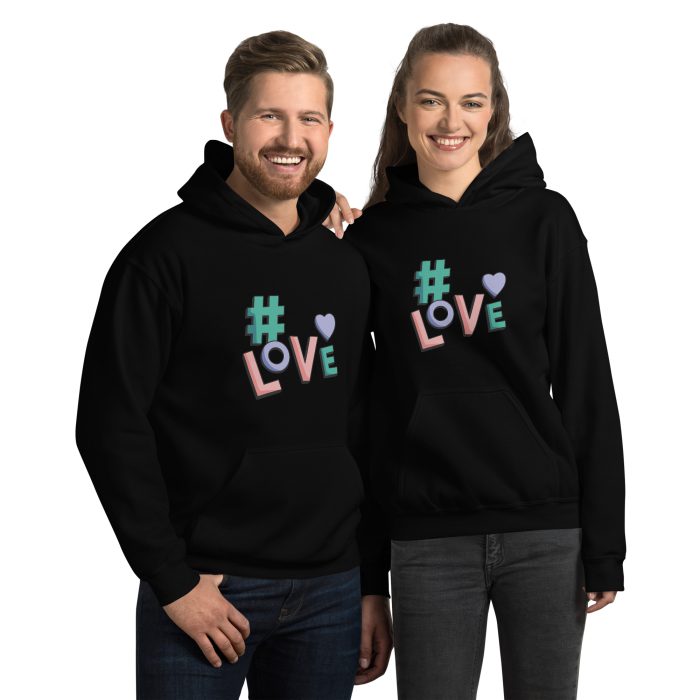 # Love Unisex Hoodie - Image 2