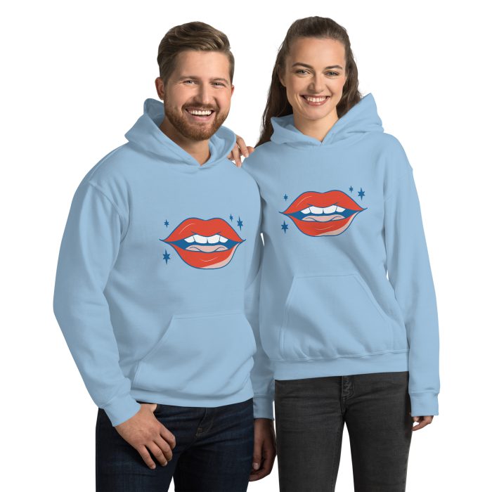 Lips Design Unisex Hoodie - Image 6