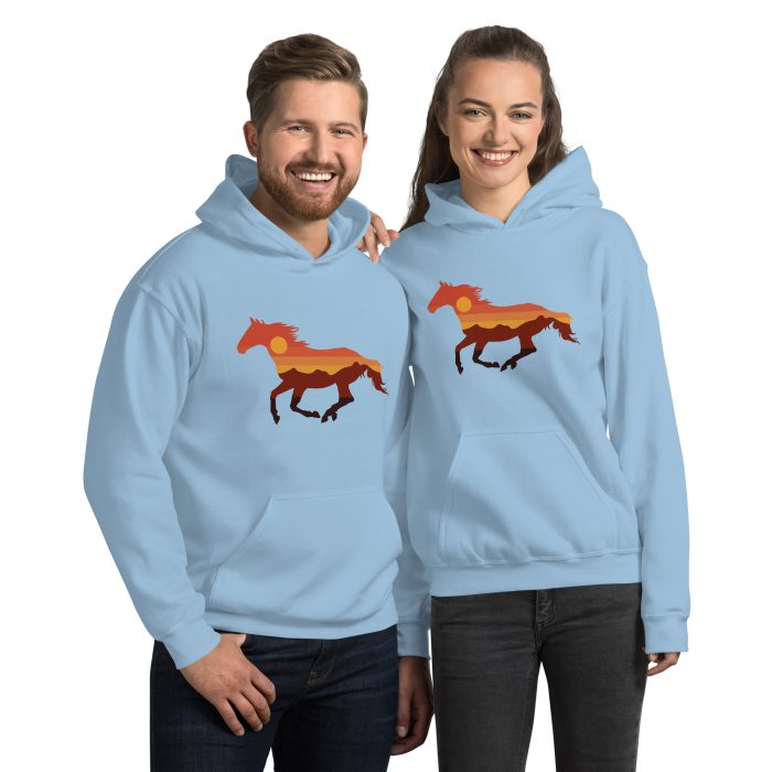 Horse Design on Unisex Hoodie - Image 10