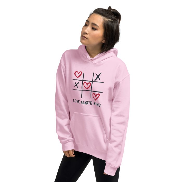Love Wins Unisex Hoodie - Image 2