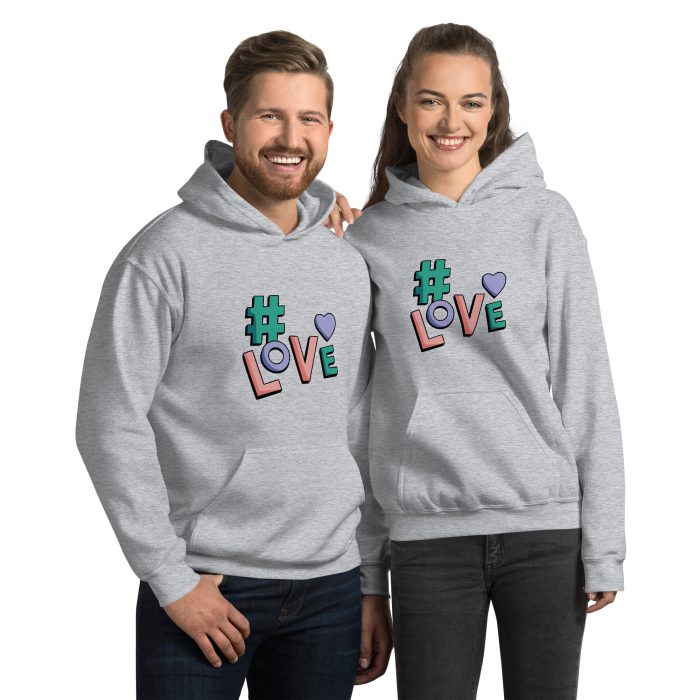 # Love Unisex Hoodie - Image 4