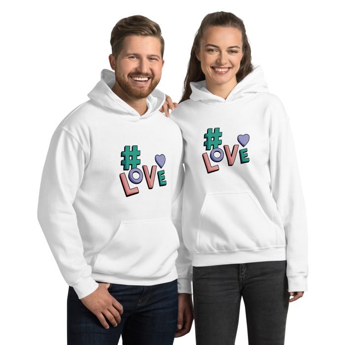 # Love Unisex Hoodie - Image 8