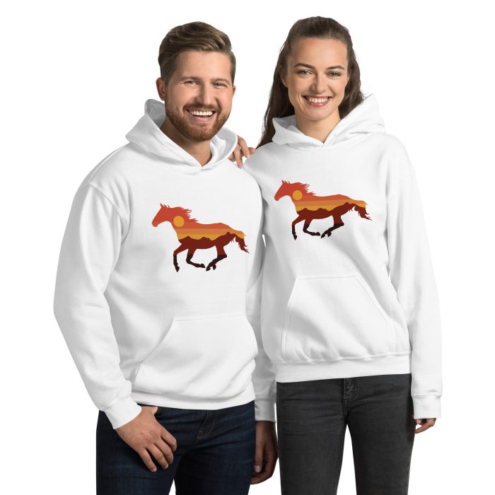 Horse Design on Unisex Hoodie - Image 13