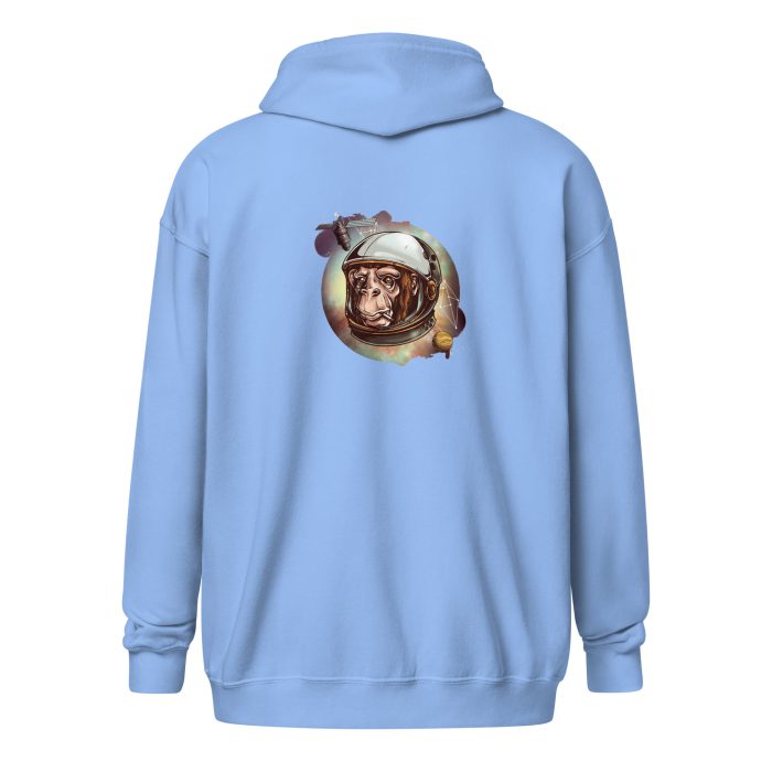 Space Chimp Unisex heavy blend zip hoodie - Image 17
