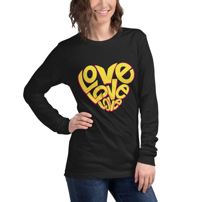 Love Design Unisex Long Sleeve Tee - Image 6