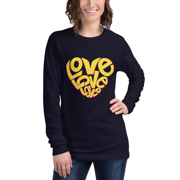 Love Design Unisex Long Sleeve Tee - Image 13