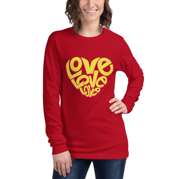 Love Design Unisex Long Sleeve Tee - Image 19