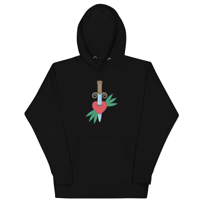 Heart Unisex Hoodie - Image 2