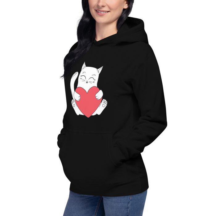 Cats Love Unisex Hoodie - Image 2
