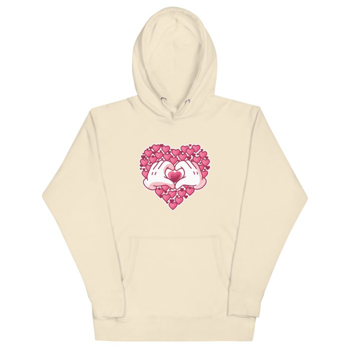 Hearts Unisex Hoodie - Image 9