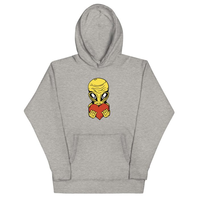 Alien Heart Unisex Hoodie - Image 25