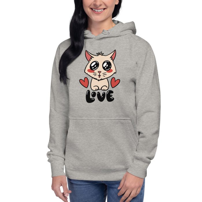 Cat Design Unisex Hoodie - Image 2