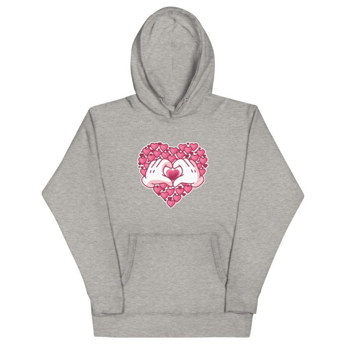 Hearts Unisex Hoodie - Image 5