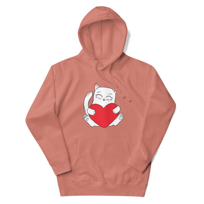Cats Love Unisex Hoodie - Image 12